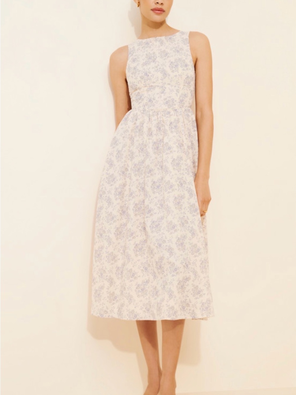 Talia Toile Midi Dress - M Lulu’s